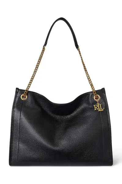 Kožená kabelka Lauren Ralph Lauren