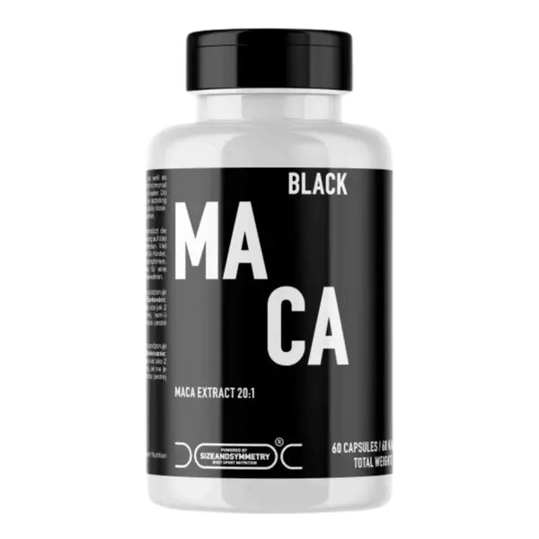 SizeAndSymmetry Black Maca extrakt 500mg - 60 kapslí