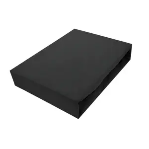 EcoMatrace Jersey prostěradlo Exclusive černé 140x200 cm
