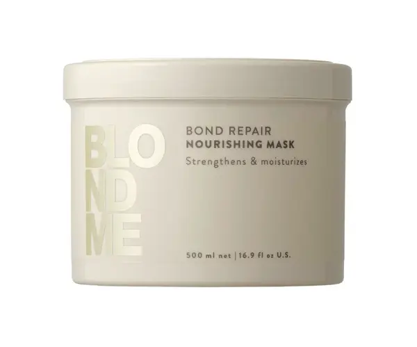 Vyživující maska pro blond vlasy Schwarzkopf Professional BlondMe Bond Repair Nourishing Mask - 500 ml + dárek zdarma