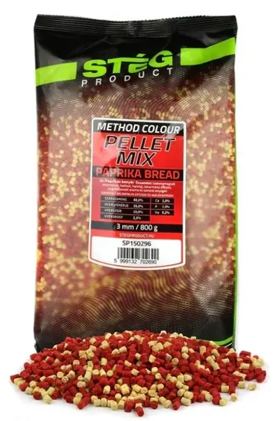 Stég pelety pellet mix 800 g 3 mm - paprika bread