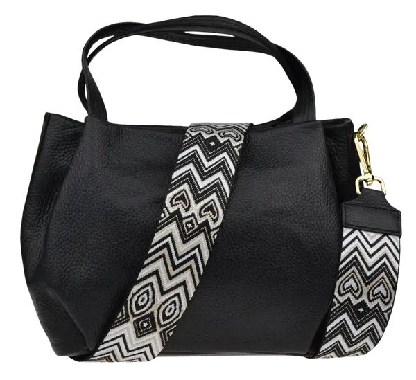 NovaKabelka.cz Tea Nera s přídavným popruhem