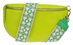 NovaKabelka.cz Reni Grande Lime s přídavným popruhem V