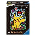 Dřevěné puzzle Pokémon Pikachu - 300 dílků