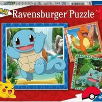 Puzzle Pokémon Ravensburger - Vypusťte Pokémony 3x49 dílků