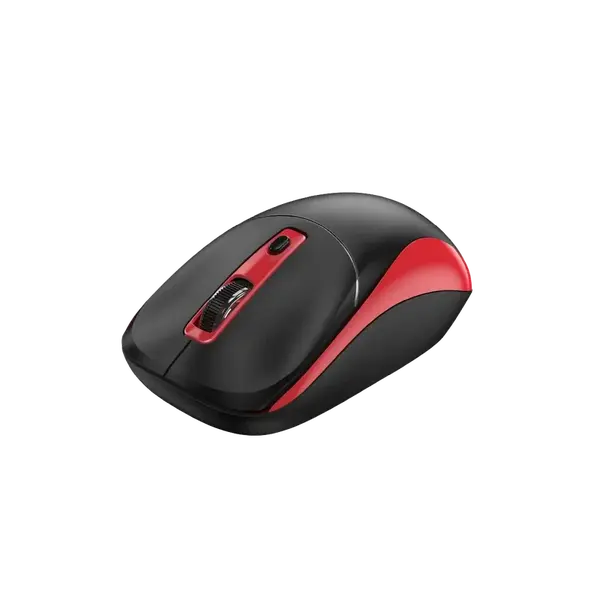 Genius NX-7123 /Bezdrátová/Optická/1200DPI/4 tlačítka/Copilot/2,4GHz/USB-A/ černo-červená