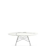 Jídelní stůl GLOSSY XXL, více variant - Kartell Barva: Bílá / Chrom