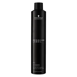 Suchý lehce fixační vlasový sprej Schwarzkopf Professional Session Label The Flexible - 500 ml (2770375) + dárek zdarma