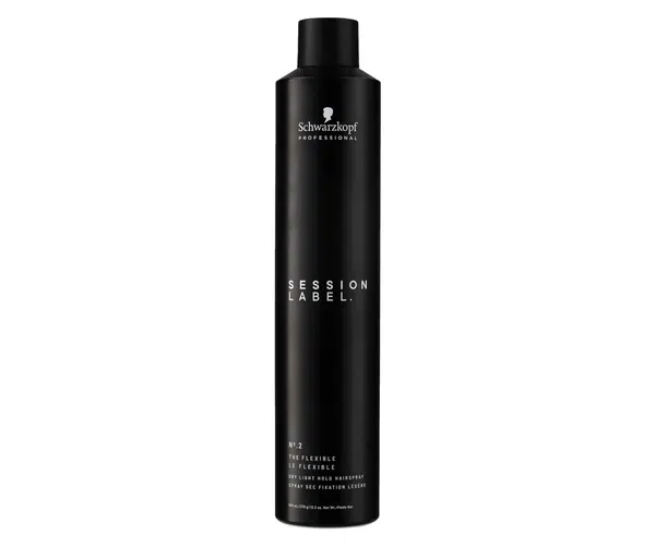 Suchý lehce fixační vlasový sprej Schwarzkopf Professional Session Label The Flexible - 500 ml (2770375) + dárek zdarma