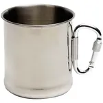 BO-CAMP S karabinou - 300 ml stříbro Hrnek
