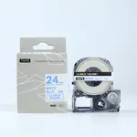 Epson LK-SS24BW, 24mm x 9m, modrý tisk / bílý podklad, kompatibilní páska