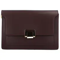 Dámská kožená crossbody bordo - Delami Lilly