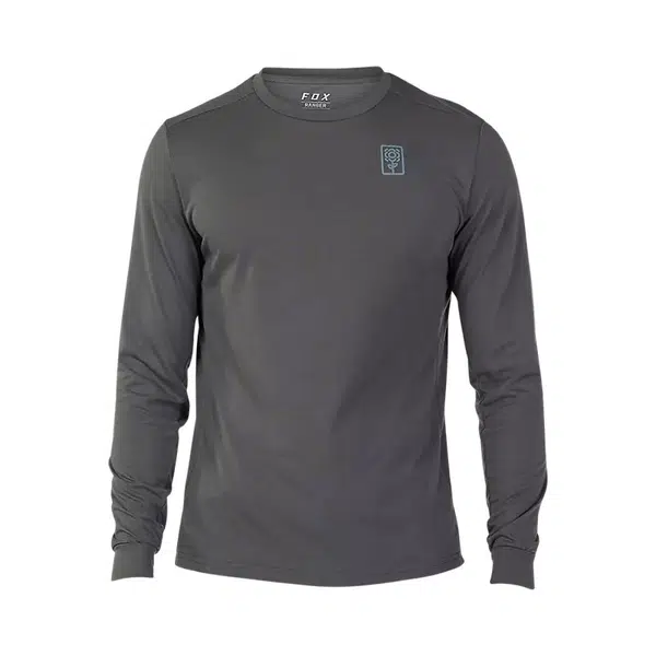 Pánský cyklo dres FOX Ranger Drirelease LS Jersey Dark Shadow XL