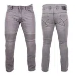 Pánské moto jeansy BOS Micas Gray 36