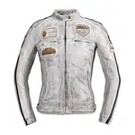 Dámská kožená moto bunda W-TEC Sheawen Lady White New bílá L