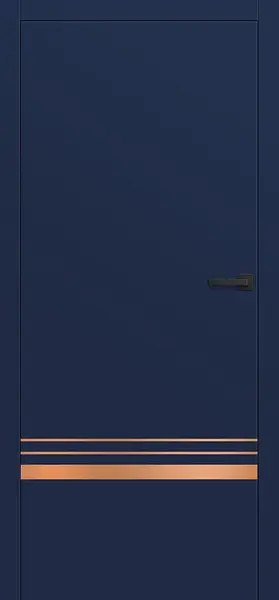 Interiérové dveře Altamura Intersie Lux 518 - Kartáčovaná měď - Výška 210 cm