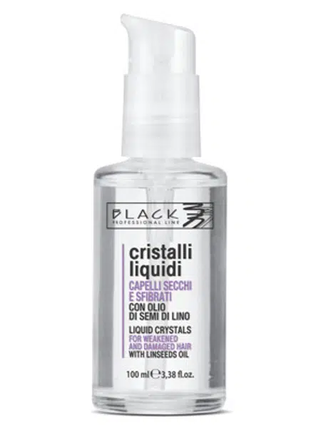 Tekuté krystaly pro matné vlasy bez lesku Black Cristalli Liquidi - 100 ml (01017) + dárek zdarma