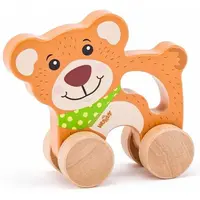 Woody Medvěd na kolečkách s držadlem