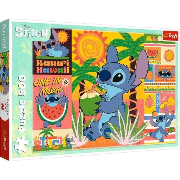 Trefl Puzzle Prázdniny se Stitch Lilo a Stitch