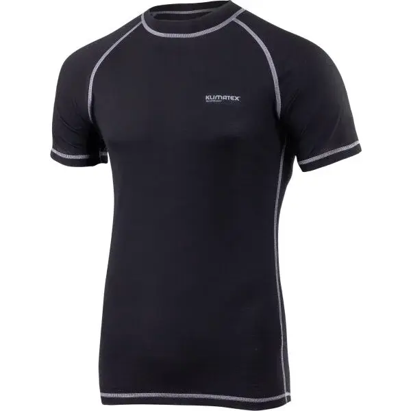 Klimatex KOLI Pánské merino triko, černá, velikost XXXL