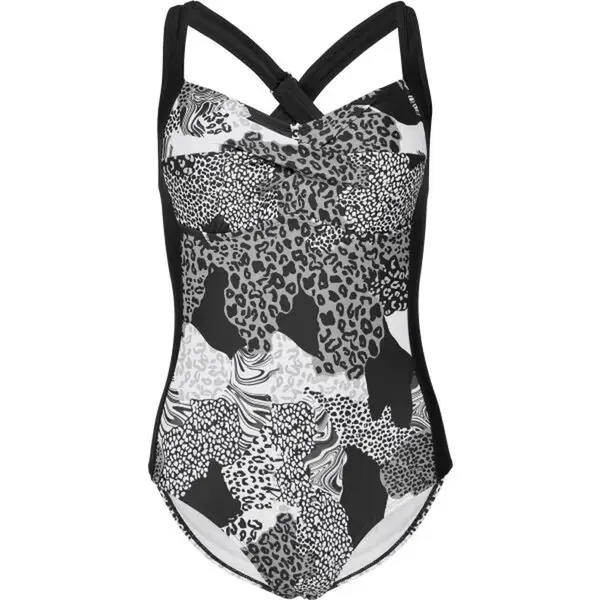 AQUOS RONSA Dámské jednodílné plavky, černá, velikost