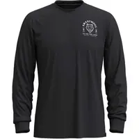 Smartwool BEAR STARE GRAPHIC LONG SLEEVE TEE Pánske tričko, čierna, veľkosť