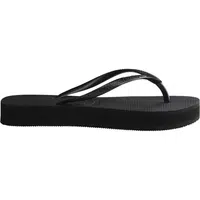 HAVAIANAS SLIM FLAT FORM Dámské žabky, černá, velikost 41/42