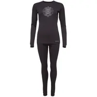 Arcore LAZENA Dámský dvoudílný set, černá, velikost