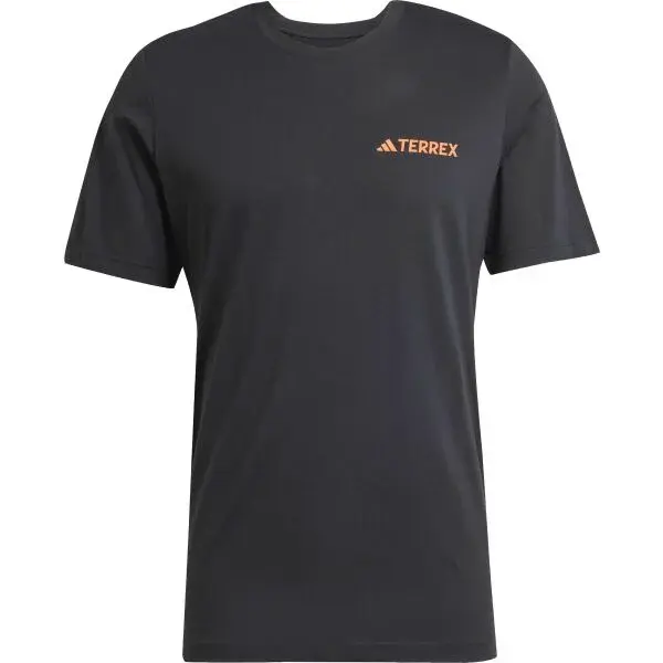 adidas TX MOUNTAIN TEE Pánské triko, černá, velikost