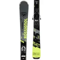 Rossignol REACT RS + XPRESS 10 GW Sjezdové lyže, tmavě šedá, velikost