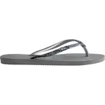 HAVAIANAS SLIM GLITTER II Dámske žabky, sivá, veľkosť 43/44