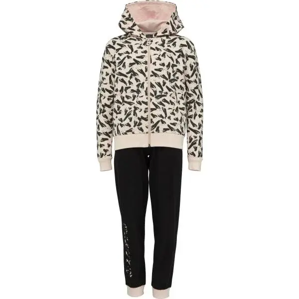 Lotto GELATA Dívčí tepláková souprava, černá, velikost 116-122