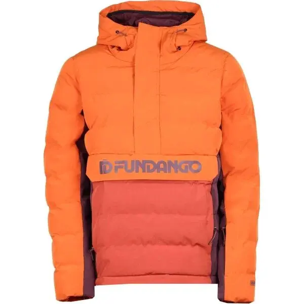 FUNDANGO EVERETT PADDED ANORAK Dámská lyžařská/snowboardová bunda, oranžová, velikost