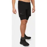 KILPI BRAGA Pánské běžecké kraťasy, černá, velikost XXXL