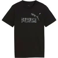 Puma ESSENTIALS CAMO TEE B Chlapecké triko, černá, velikost