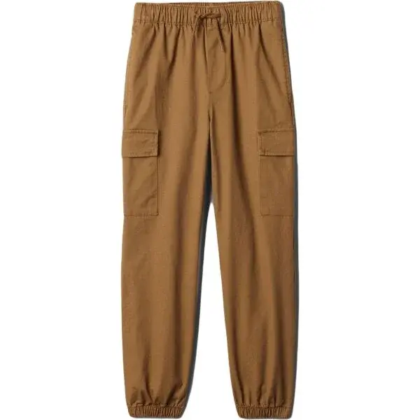 GAP V-WOVEN CARGO Chlapecké tepláky, hnědá, velikost