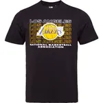 New Era LA LAKERS NBA STACK WORDMARK Pánské triko, černá, velikost