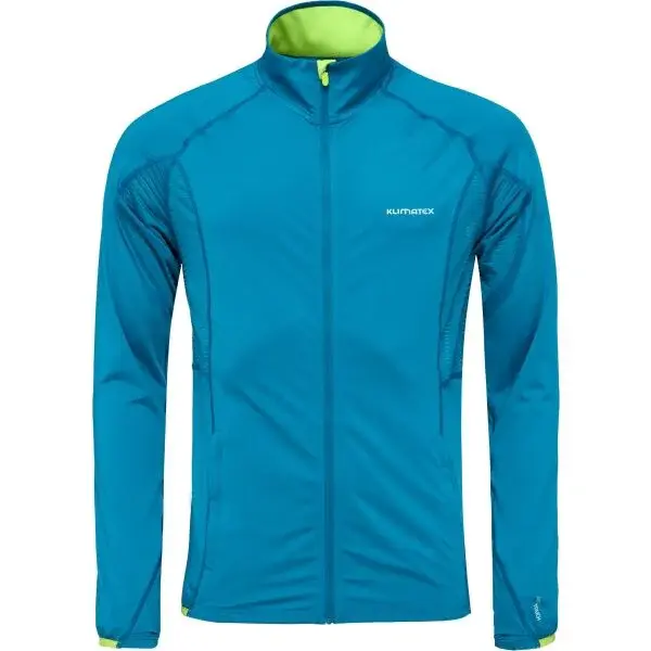 Klimatex RHODEN Pánská funkční mikina, modrá, velikost