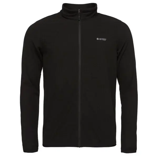 Hi-Tec DAMIS FLEECE FULL ZIP Pánská mikina, černá, velikost XXXL