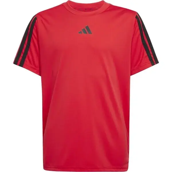 adidas JERSEY ESSENTIALS LOGO KIDS Dětské tréninkové triko, červená, velikost