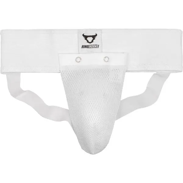 RINGHORNS CHARGER KIDS GROIN GUARD & SUPPORT Dětský suspenzor, bílá, velikost