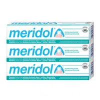 Meridol Zubná pasta proti zápalu ďasien Tripack 3 x 75 ml