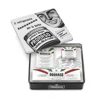 Proraso Klasická darčeková súprava na holenie na citlivú pokožku White