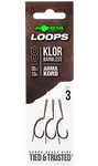 Korda hotové montáže loop rigs klor barbless - háčik 8 nosnosť 30 lb