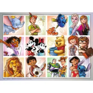 Disney postavy 100 dielikov