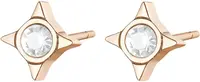 S'Agapõ Elegantné oceľové náušnice s čírymi kryštálmi CLICK SCK50