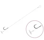 Delphin nadväzec feederový flr quickstop 6 ks - 8 cm #6 0,25 mm