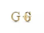 Guess Štýlové pozlátené náušnice Studs Party JUBE02169JWYGT