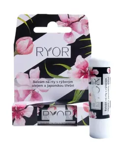 RYOR Balzam na pery s ryžovým olejom a japonskú čerešní 4,5 g