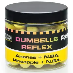 Mivardi plávajúce boilies rapid dumbells reflex 70 g 18 mm - pineapple + n.ba.
